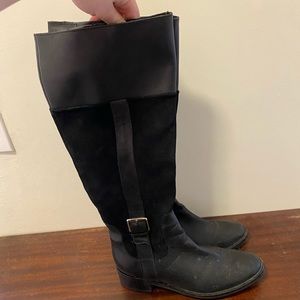 Black riding boots